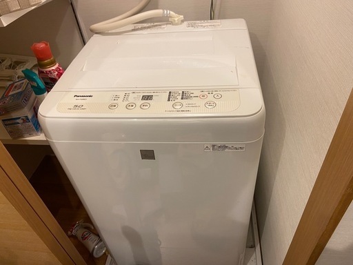 良品 Panasonic パナソニック 5.0kg全自動洗濯機 NA-F50BE5 2018年製 送風乾燥 槽カビ予防 槽洗浄 通電 動作確認済み 最終値下げ‼️