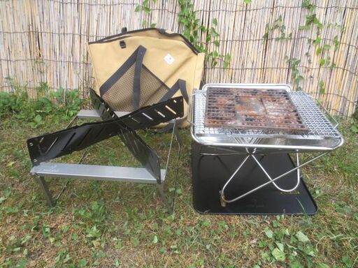 本格派 peak 焚火BBQセット+ベースプレート 7点 野遊びセット スノーピーク 良品