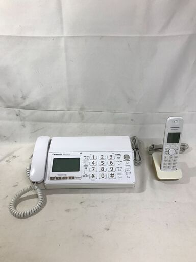 【北見市発】パナソニック Panasonic パーソナルファクス KX-PD303DL 2013年製 子機 KX-FKD403-C 子機用充電台 PNLC1026 (E2990kmsY)