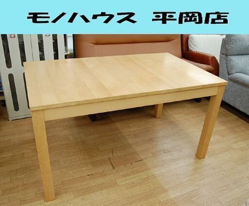 IKEA 伸縮ダイニングテーブル BJURSTA 幅140～220×奥84×高75cm 伸長 食卓テーブル イケア ビュースタ 札幌市 清田区 平岡