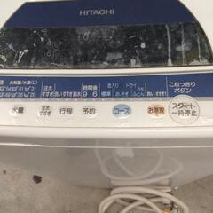 【在庫処分セール】HITACHI 全自動洗濯機 NW-6AZ 6 kg 白 日立 家族 ファミリー 大型の画像