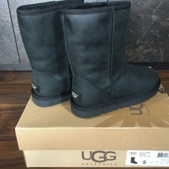 UGGレザータッチブーツの画像