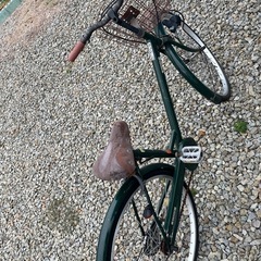 26インチ　グリーン　自転車