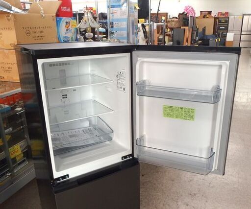 2ドア冷蔵庫 152L 2022年製 SHARP SJ-D15H-H 100Lクラス ☆ 札幌市 北区 屯田