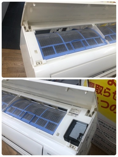 K009★MITSUBISHI製★2014年製冷暖房兼用エアコン6畳用★3カ月間保証付き★取付手配可能