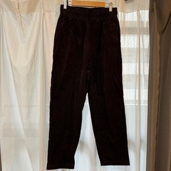 GU コーデュロイシェフパンツ DARK BROWN  S