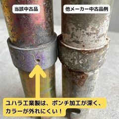 中古 単管ジョイント ユハラ工業の画像