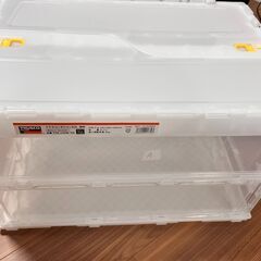 ロックフタ付　折りたたみコンテナ　50L　トラスコ　ばら売りします