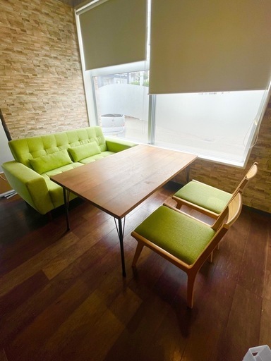 お値下げしました！ダイニングセット　ソファ〜テーブル　飲食店