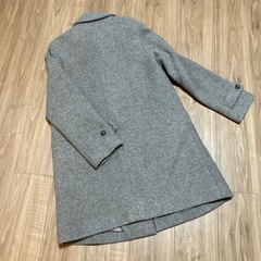 無印 ウール混コート Lの画像