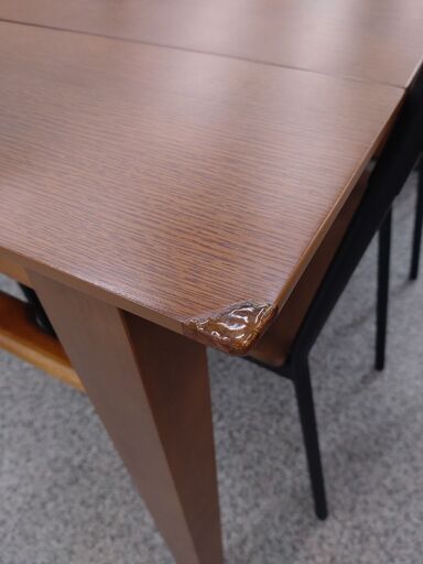 ジモティー見た」で5％OFF！【4人掛けダイニングセット】4人掛け