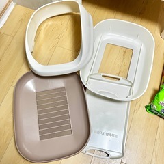 デオトイレ 未使用猫砂 猫用トイレの画像