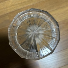 訳あり　カットガラスの花瓶　HAND CRAFTED YUGOSLAVIAクリスタル24% の画像