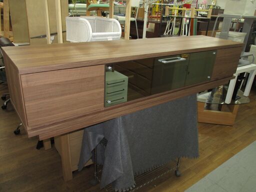 R449 モダン ローボード、テレビボード、TVラック、幅180cm Used・綺麗