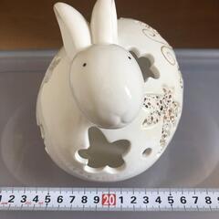 アロマキャンドルホルダー　燭台　香炉　未使用ローソク立て　陶器　燭台の画像