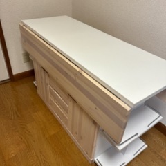 【お引き渡しする方が決まりました】キッチンテーブル 大川家具