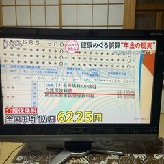 32型テレビ2009年式リモコン無しの画像