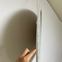 丸鏡、貝殻装飾 ウォールミラー ルコ 円形の画像