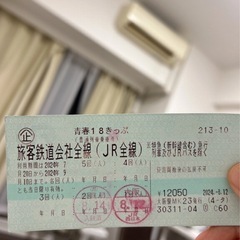 青春18きっぷ3回分