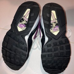 NIKE エアマックス 24cm 白紫黒の画像