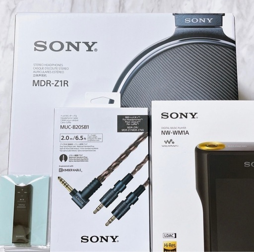 NW-WM1A MDR-Z1R MUC-B20SB1 RMT-NWS20 一式