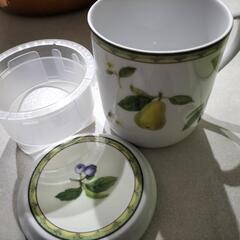 フィルター蓋付きマグカップ 紅茶 ドリップコーヒー ティーパック...