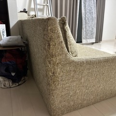 ソファー（3人掛け）無料でお譲り致します。 （大阪府 堺市中区） 0円 の画像