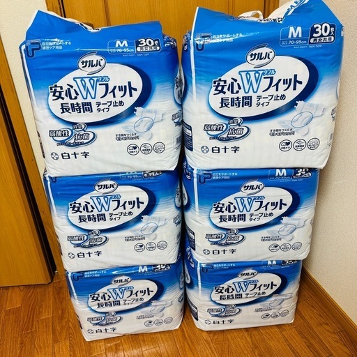 白十字 PUサルバ 安心Wフィット M (ヒップ70~95) 30枚入 男女共用