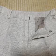 未使用☆ツイードパンツ9号の画像