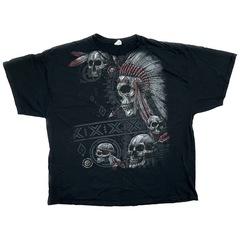 US古着Tシャツ GILDAN/ギルダン スカル/骸骨 の画像
