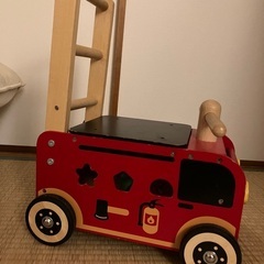 消防車の手押し車の画像