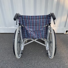 【 お取引中 】コーナン 車椅子 アルミ製車いす背折れ(自走･介助兼用) KYR19-4058 介護用品の画像