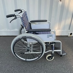 【 お取引中 】コーナン 車椅子 アルミ製車いす背折れ(自走･介助兼用) KYR19-4058 介護用品の画像