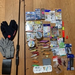 釣具セット(ロッド、ルアー、エギなど)