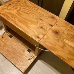 テーブル型移動収納ボックス　