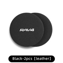【新品2枚】RAV4  ドリンクホルダーマット コースター トップ層レザーの画像
