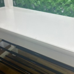 IKEA　ベンチ 靴収納付き, ホワイト, 椅子　85x32x65 cmの画像