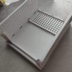 スタッキング 収納ボックス組み立て式4枚セットの画像