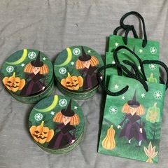 風月堂　ハロウィン空き缶&紙袋