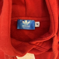 アディダスオリジナルス adidas originalsレディース スウェット　パーカー M 赤　トレーナー   プルオーバーの画像