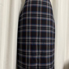 ZARA チェックタイトスカートの画像