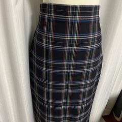 ZARA チェックタイトスカート