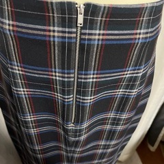 ZARA チェックタイトスカートの画像