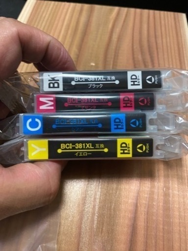 互換インク　BCI-381XL 計9本
