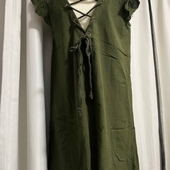 PEACH JOHN バック編み上げワンピース