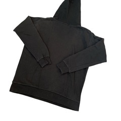 BROWNY レディース　パーカー　スウェット　トレーナー　黒　L 裏起毛 長袖 ブラック 古着 スウェットパーカーの画像