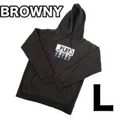 BROWNY レディース　パーカー　スウェット　トレーナー　黒　...
