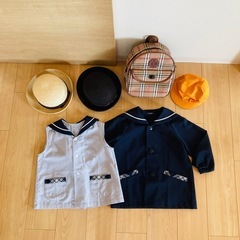 幌北学園幼稚園制服一式セット120センチ130センチ
