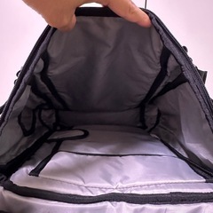 【美品】多機能リュック◎グレーの画像