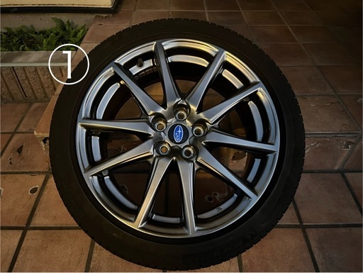 【バラ売り可】 BRZ純正ホイール 17インチ 7.5j pcd100 ミシュラン PRIMACY HP 215/45r17 タイヤホイール 4本 セット